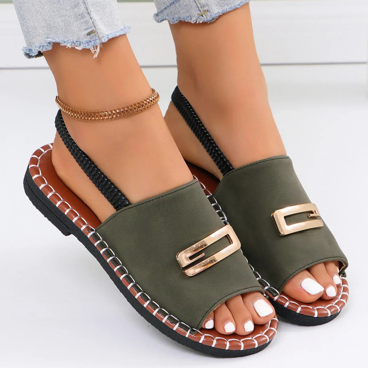 Gianna | Gallucci Orthopedic Wedge Heel Sandals™