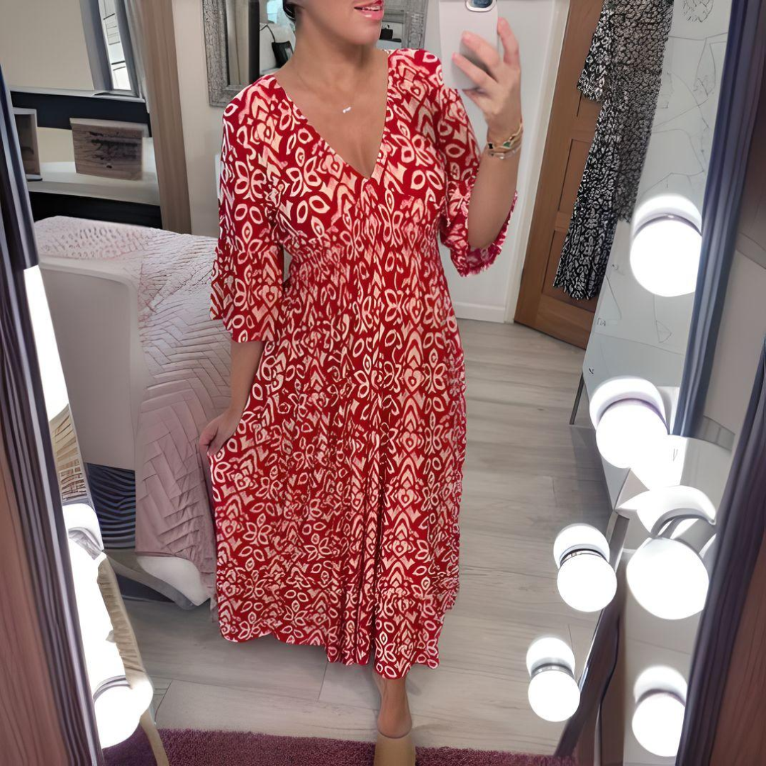 Isabella™ - Stylish Boho Printed Dress for Effortless Elegance